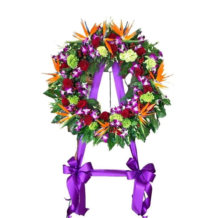 Forever Tropical Cherished Wreath