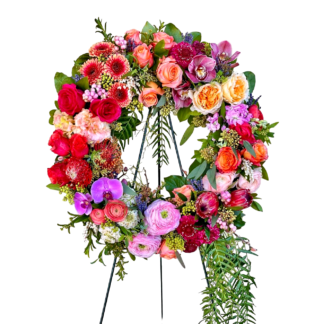 Always Remember Wreath In Pastel