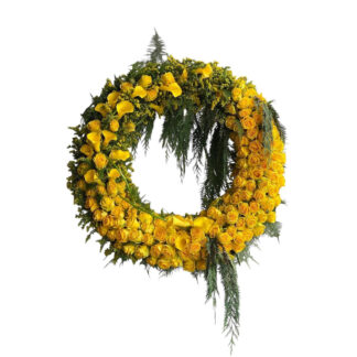 Extra large yellow wreaths