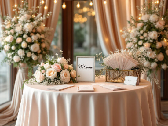 1Wedding Card Table & Entrance Decor