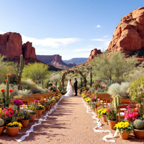 Wedding Ceremony Floral Arrangements