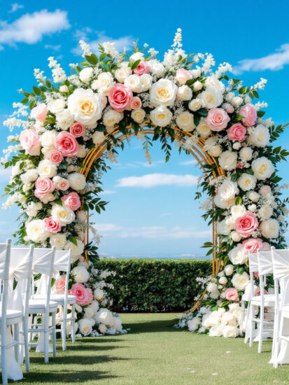 Wedding Ceremony Floral Arrangements Scottsdale,