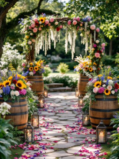 Wedding Ceremony Floral Arrangements