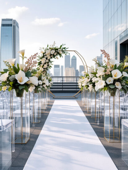 Wedding Ceremony Floral Arrangements Phoenix,