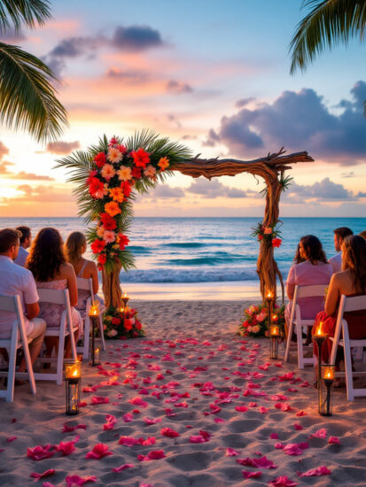 Wedding Ceremony Floral Arrangements Mesa,
