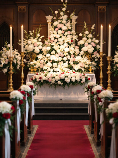 Wedding Ceremony Floral Arrangements Queen Creek