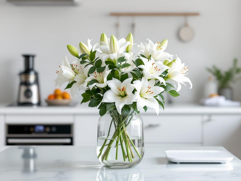 flower arrangement in kitchen _(1)