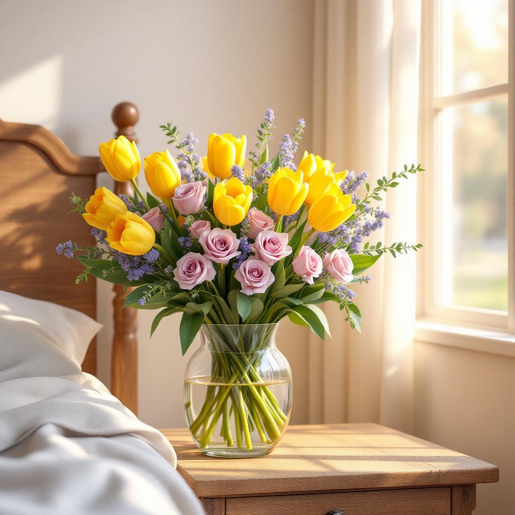 yellow tulips