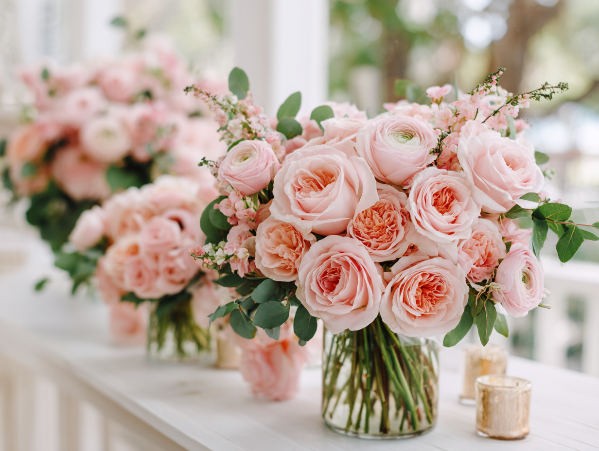 Roses and Ranunculus The Perfect Duo for Wedding (4)