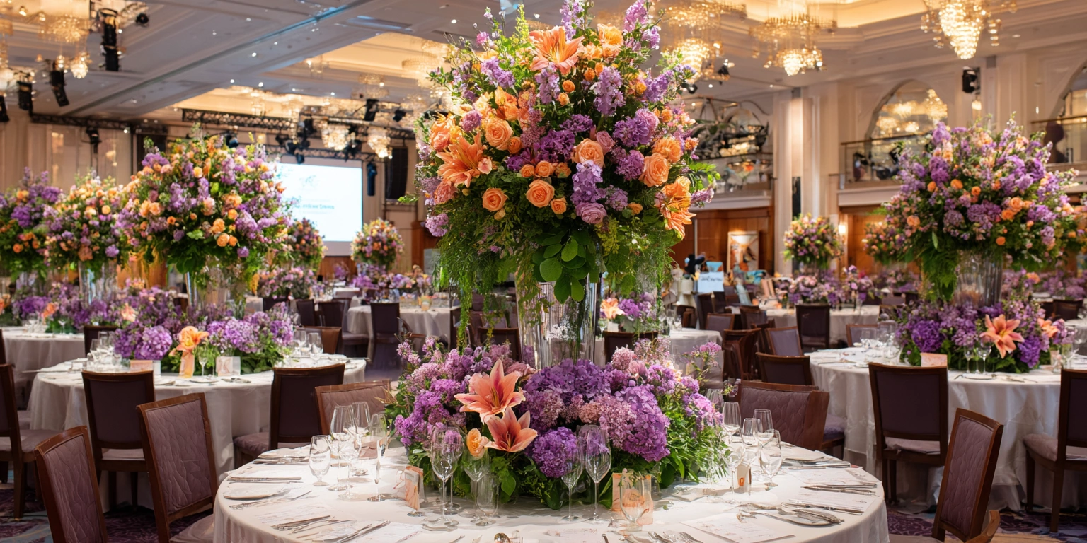 Floral Arrangements in thanksgiving Corporate Events