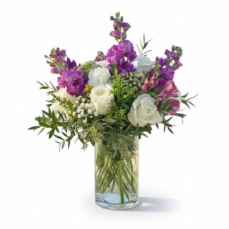 Purple & White Delight