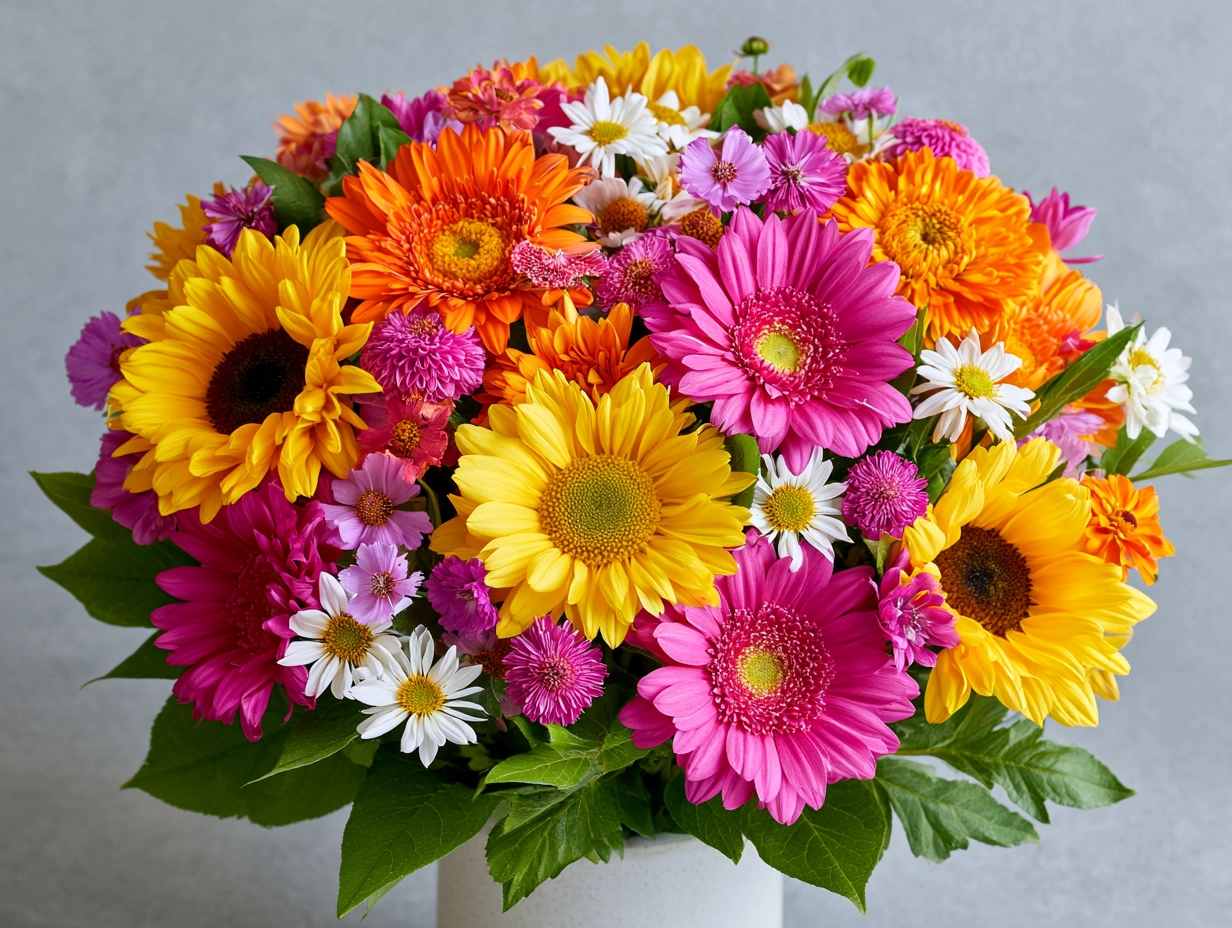 bright mixed bouquet