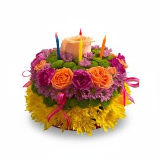 Cake Flower Arrangement